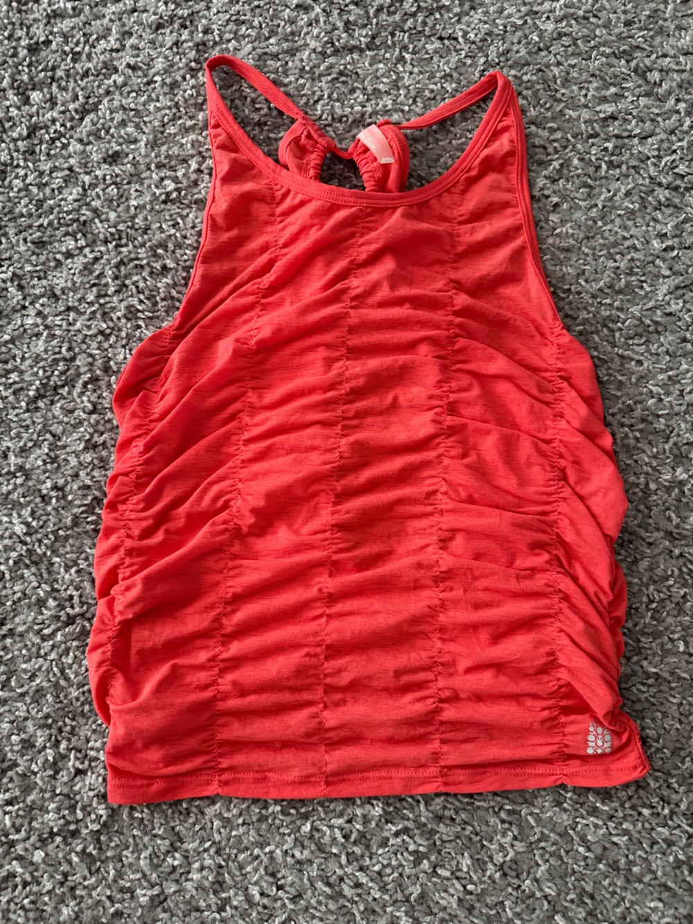 Free People Red Open-Back Racerback Tank - Picture 2 of 5